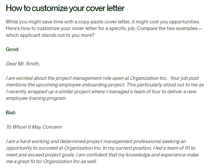 Upwork Cover Letter Sample