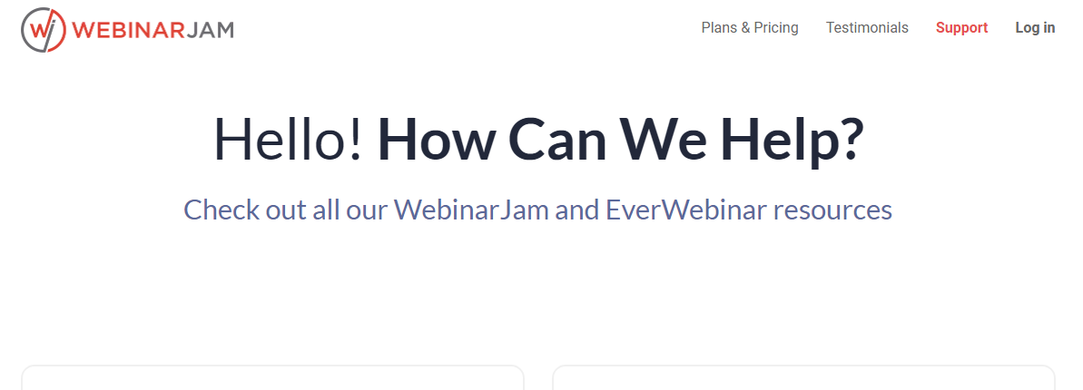 Webinarjam- support