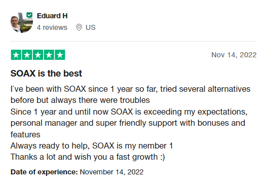 soax testimonials.