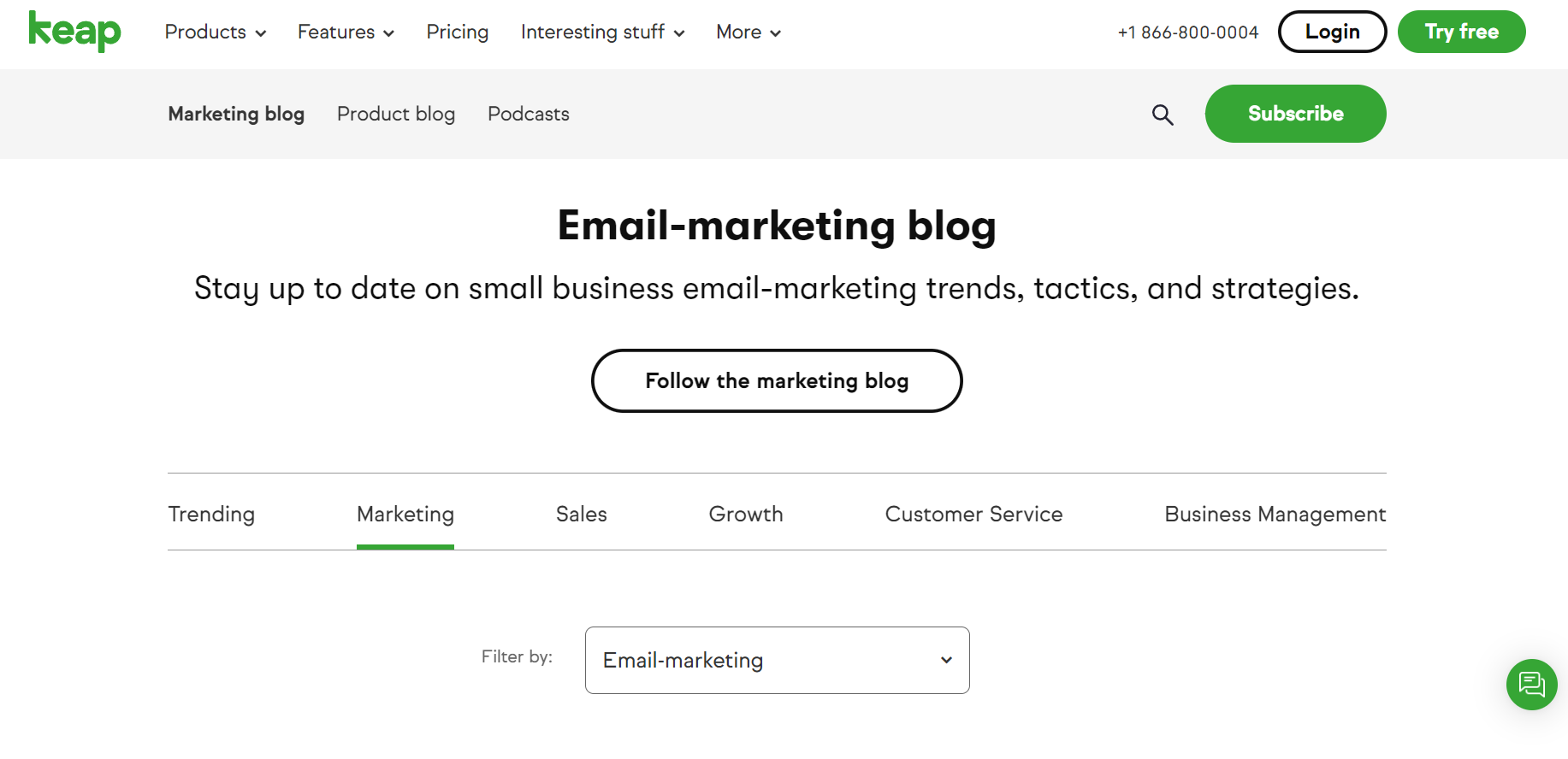 Keap’s Email Marketing Blog