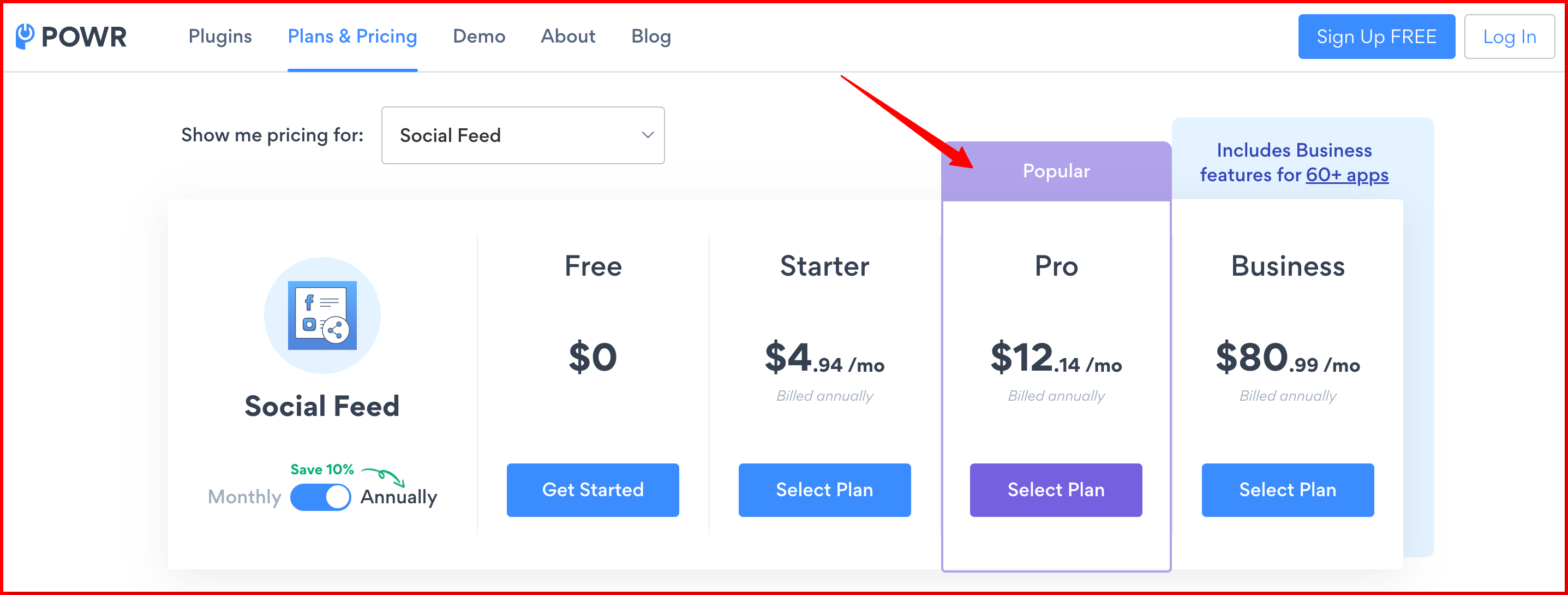 Powr.io Pricing
