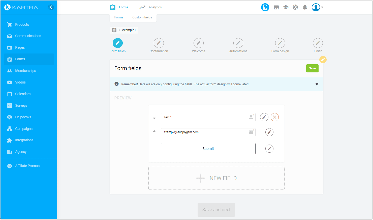 Embedding the Form