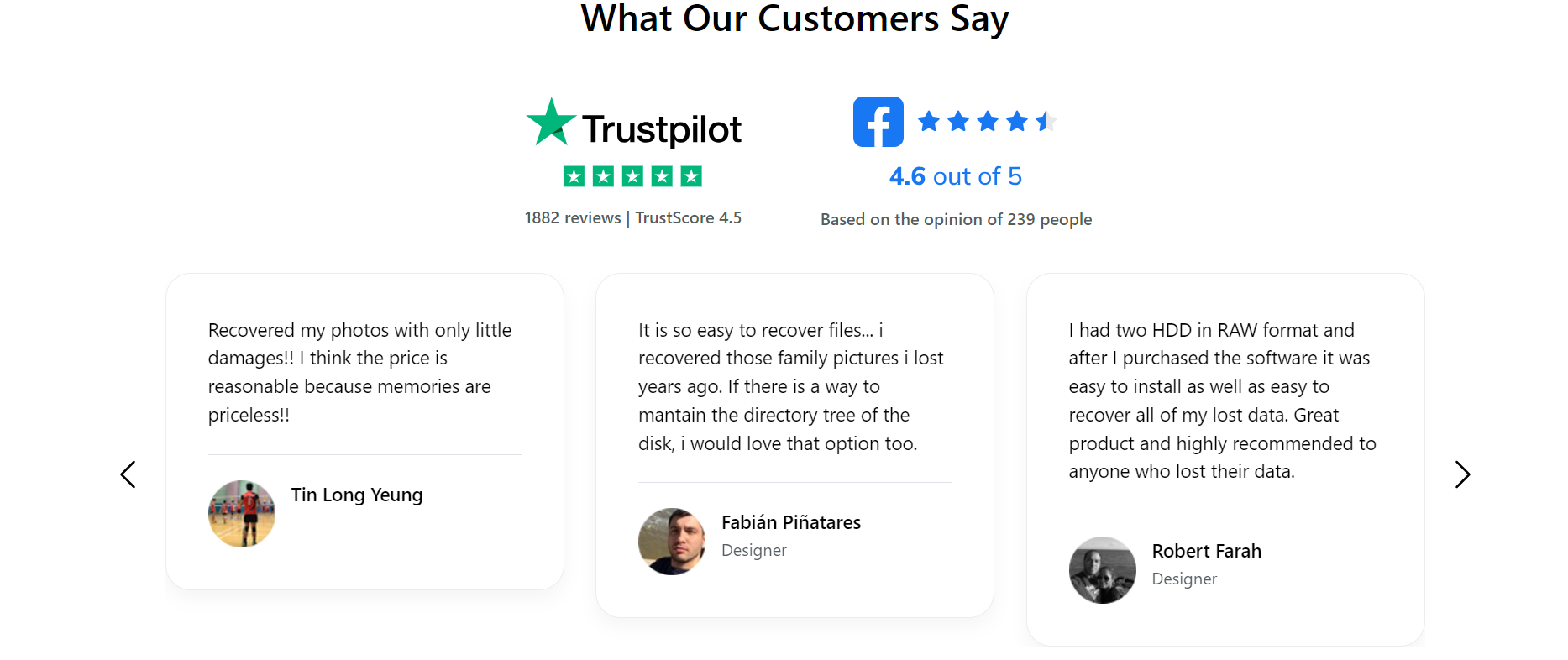 Recoverit customer reviews