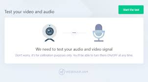 WebinarJam audio and video quality