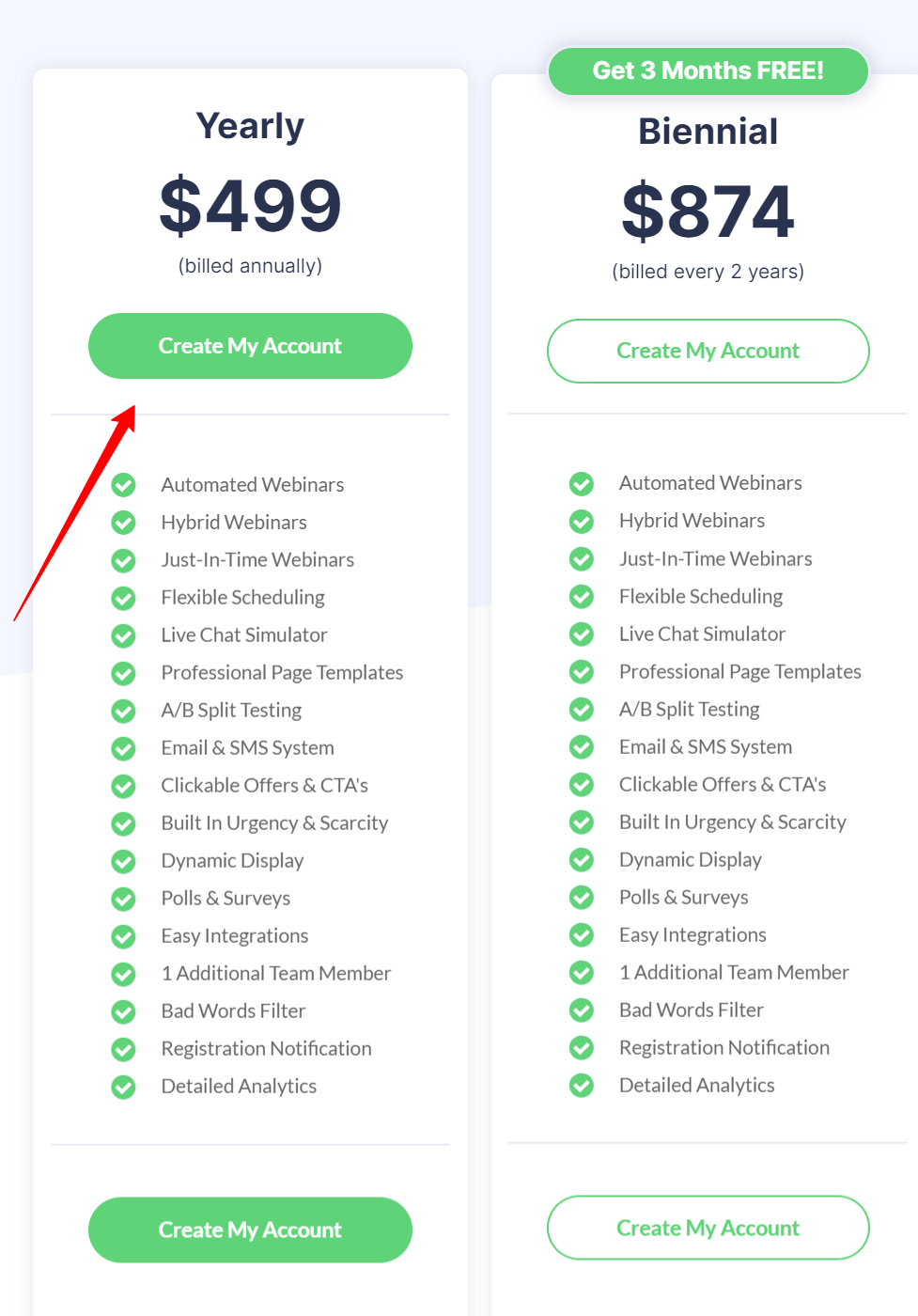 Everwebinar pricing