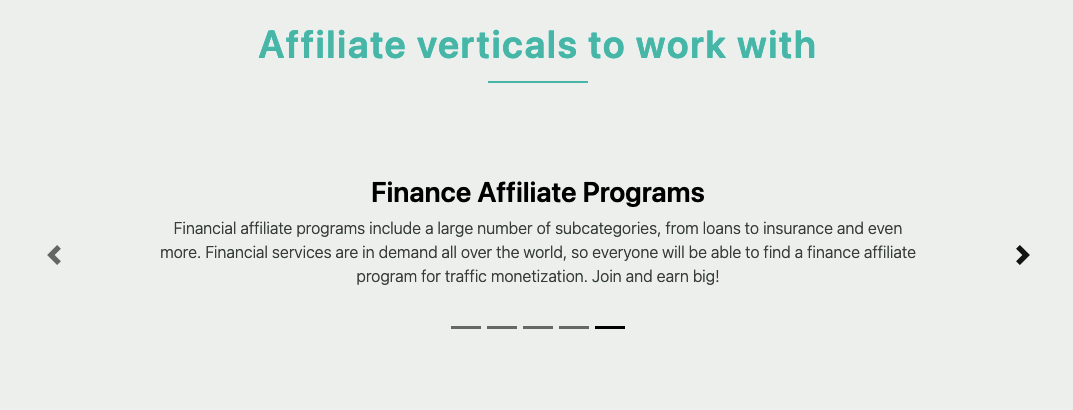 Finance Affiliate Programs