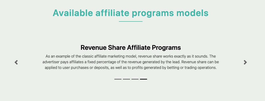 Revenue Share Affiliate Programs