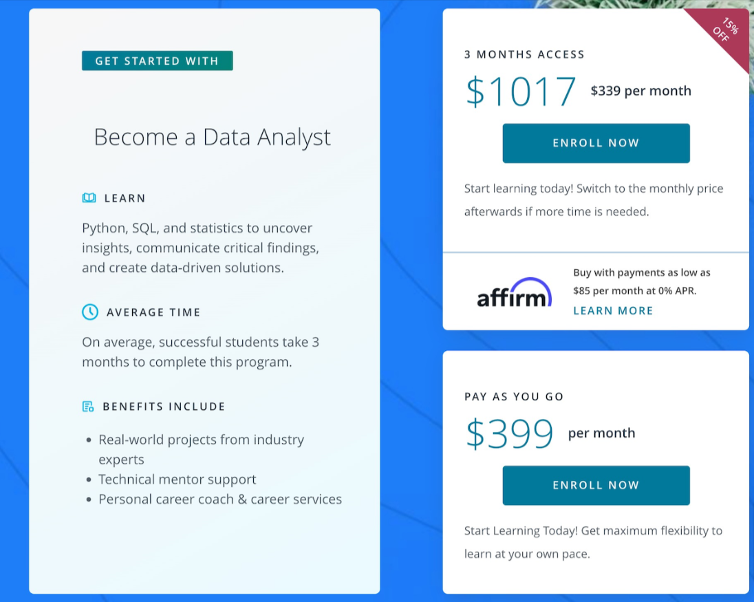 Udacity plans