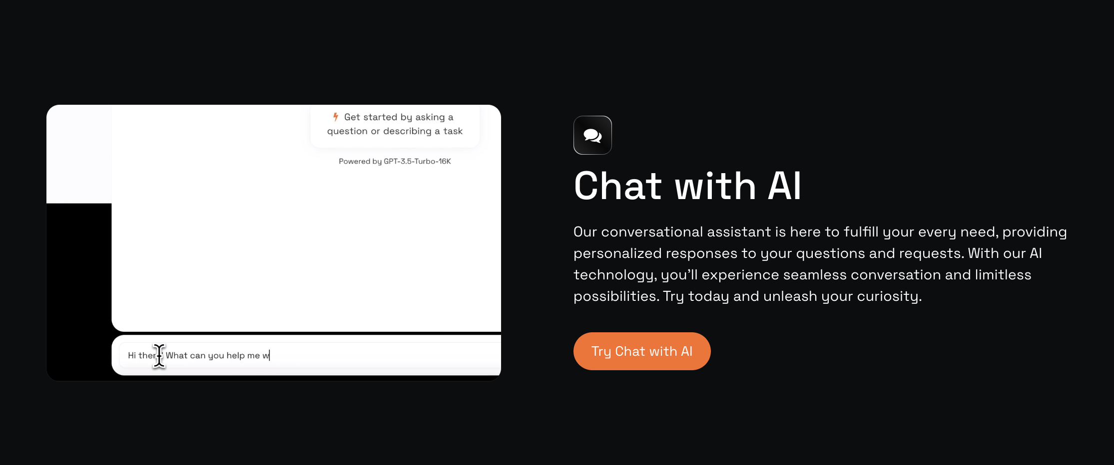 Chat with AI Features