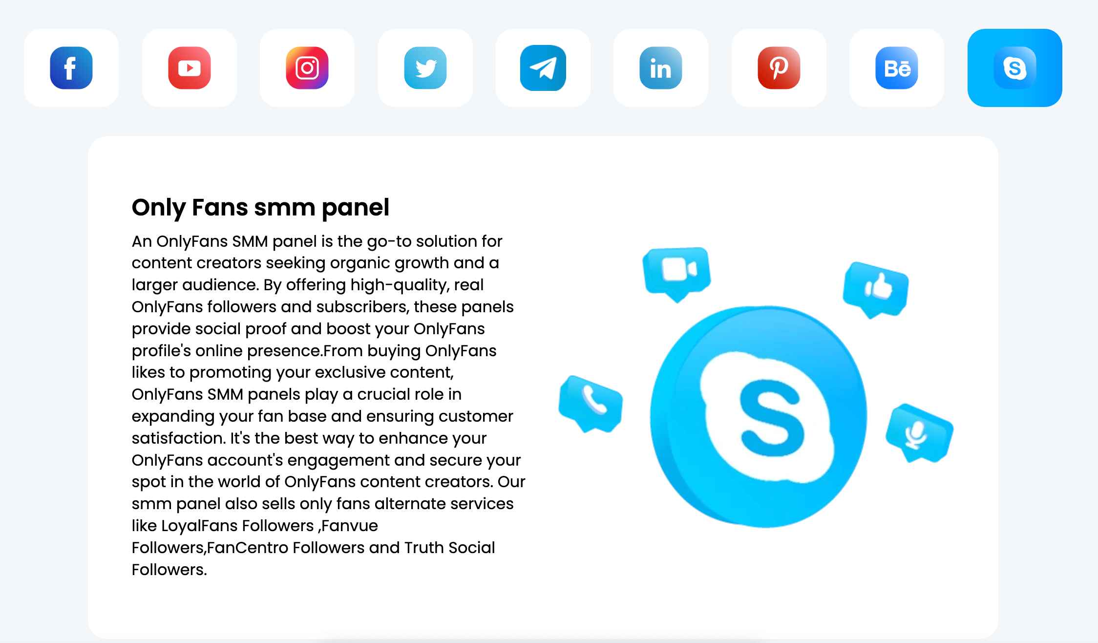 OnlyFans SMM panel from SMM Panel Ind