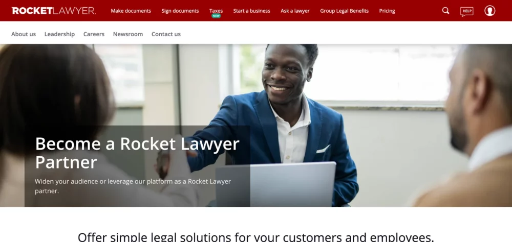 rocketlawyer Legal Affiliate Programs 