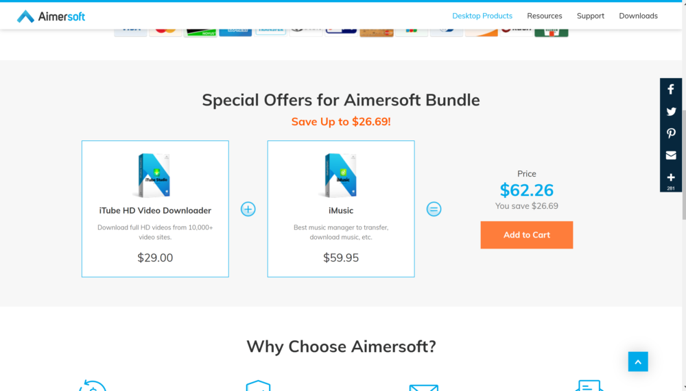 Aimersoft video converetr bundle discounts