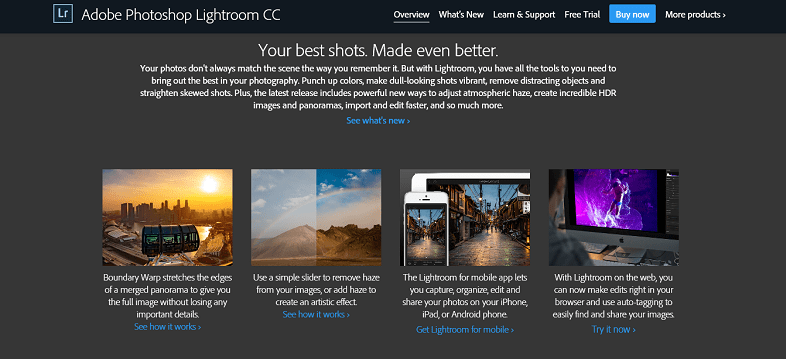 Najlepszy przegląd programu Photoshop Lightroom