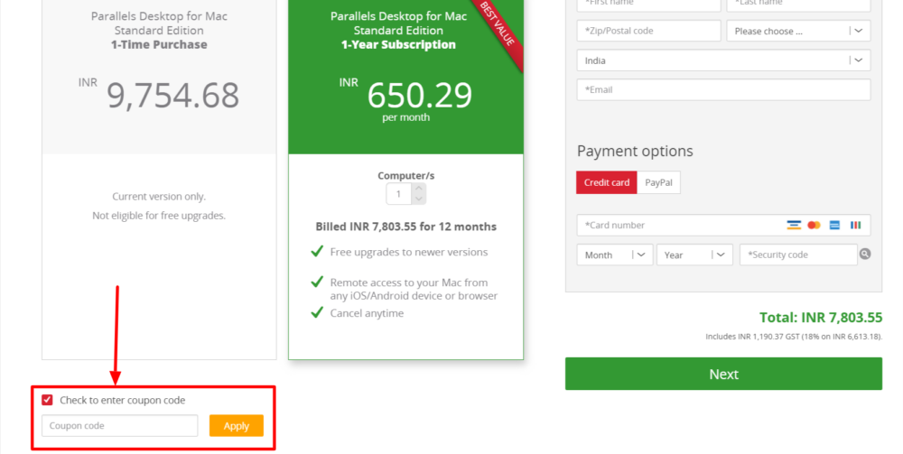 Parallels Coupon Codes, Promos 2024 50 Student Discount