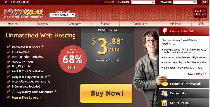 PowWeb hosting Coupon Codes