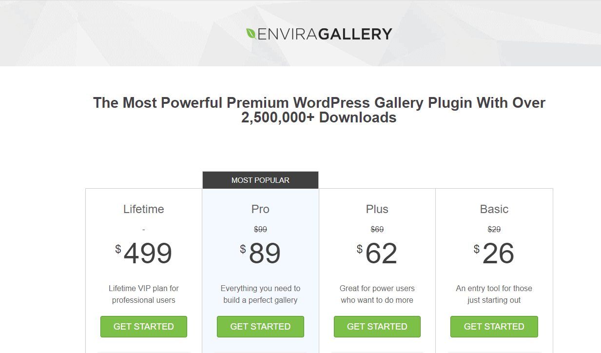 envira gallery pricing