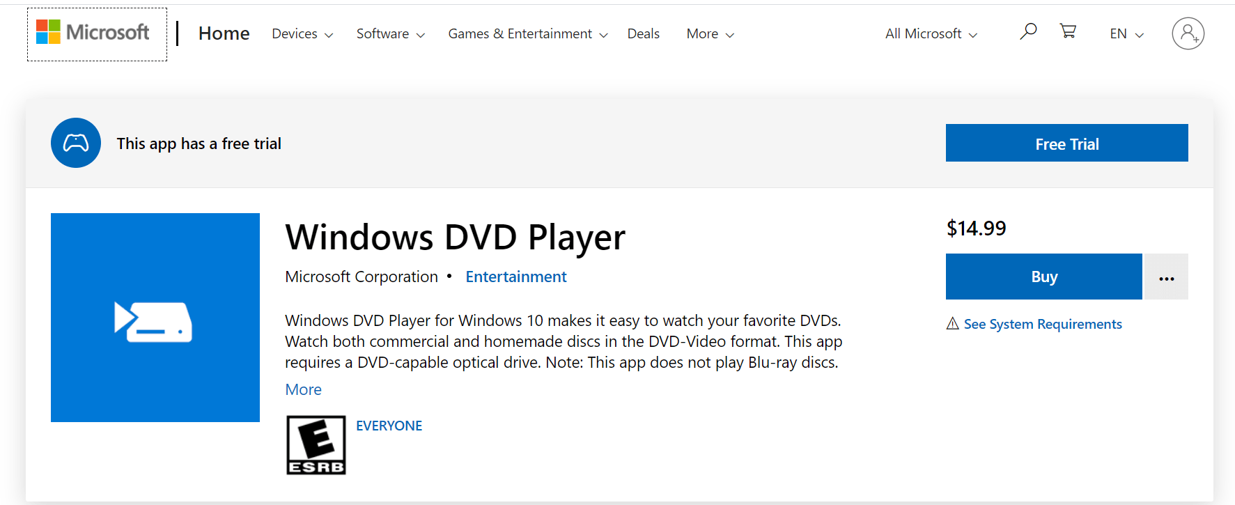 windows dvd player review