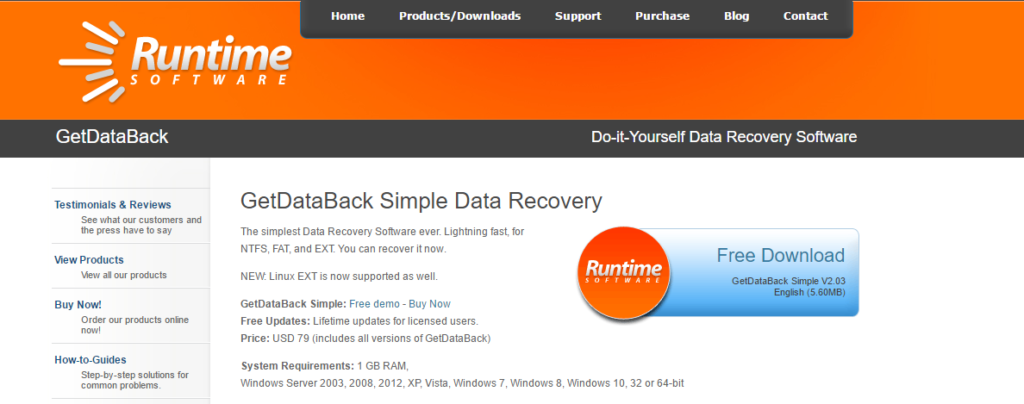 GetDataBack Software