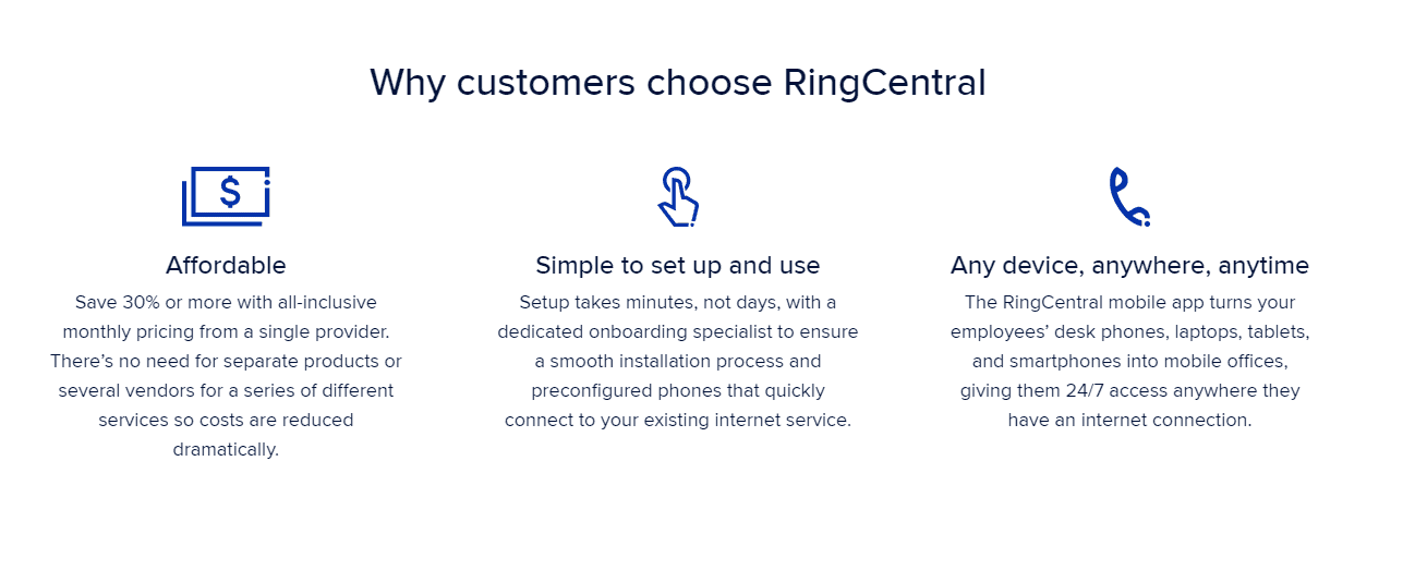 Why customers choose RingCentral