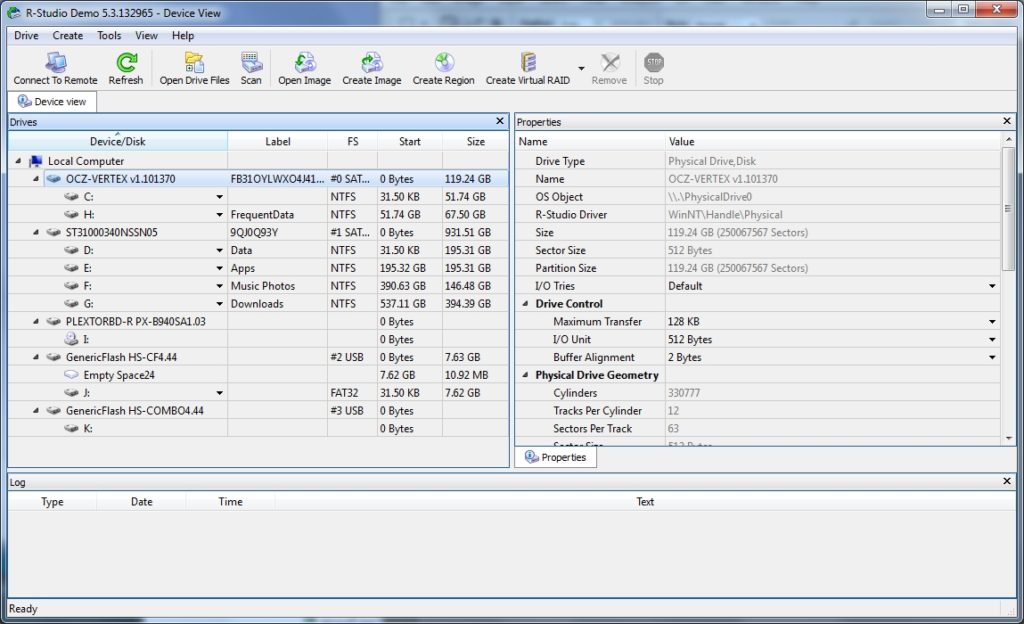 R-studio data recovery software