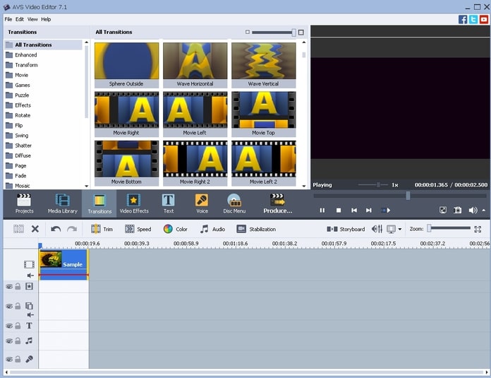 AVS video editor