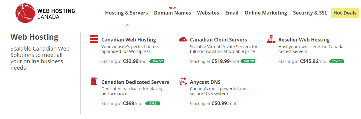 web hosting Canada- Web Hosting Providers In Canada/Toronto
