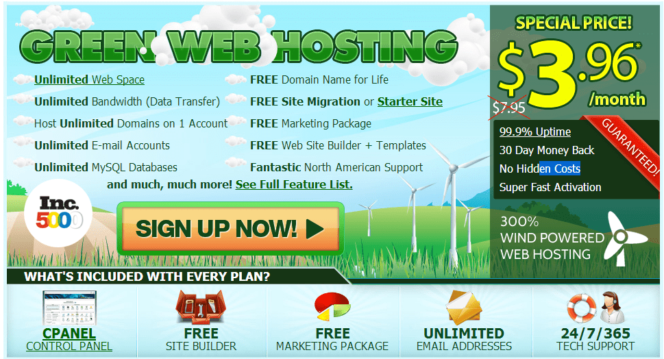 greengeeks pricing plans- Web Hosting Providers In Canada/Toronto