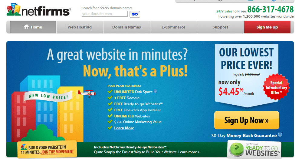 netfirms- Web Hosting Providers In Canada/Toronto