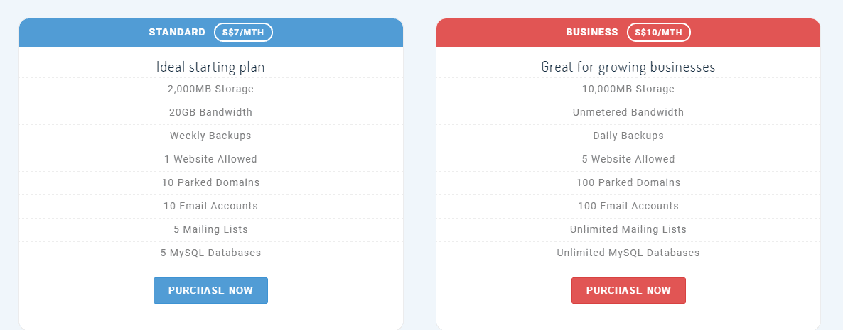 singhost pricing- Best Web Hosting Service Providers In Singapore