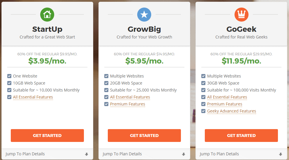 siteground pricing plans- Best Web Hosting Providers In UK
