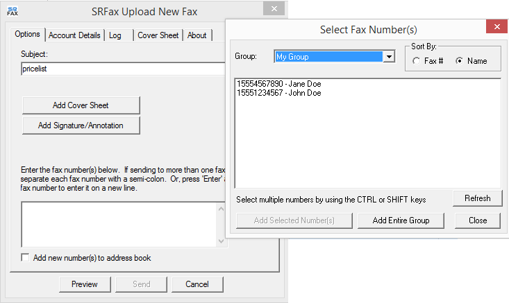 srfax coupon code
