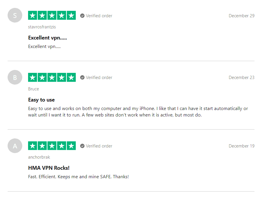 User Review bei Hide My Ass Gutscheincodes