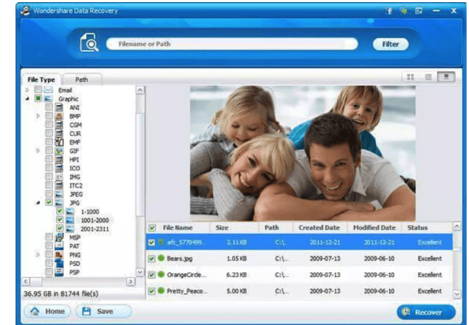 data recovery software wondershare 