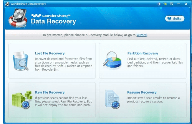 wondershare data recovery review software features