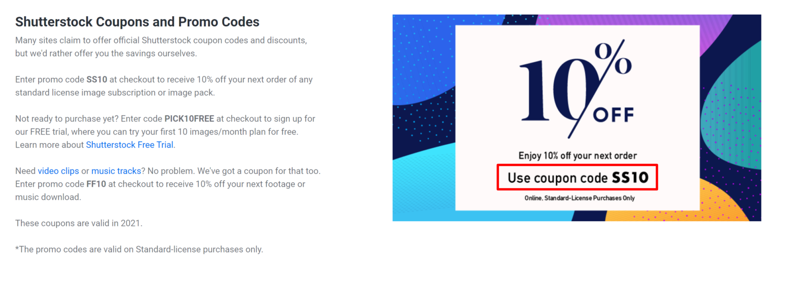 shutterstock coupon