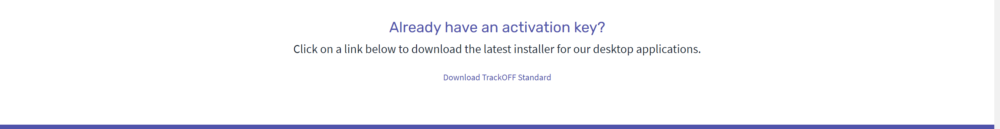 TrackOFF standard activation key- TrackOFF Coupon codes