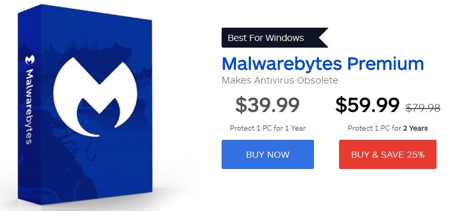 Malwarebytes discount coupons - go for the Premium version