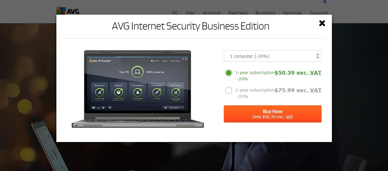 AVG Internet Security Business Edition