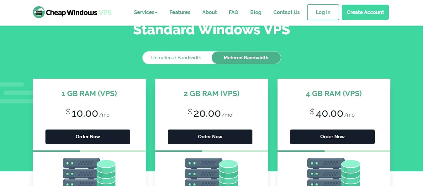 Cheap Windows VPS Configurable Options-Pricing