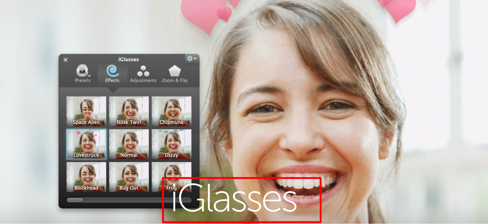 iGlasses-for-Mac-Effects-and-Adjustments-for-your-Webcam-iSight-FaceTime-Camera-Ecamm-Network