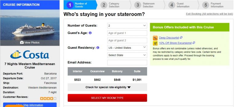 carnival cruise coupon code