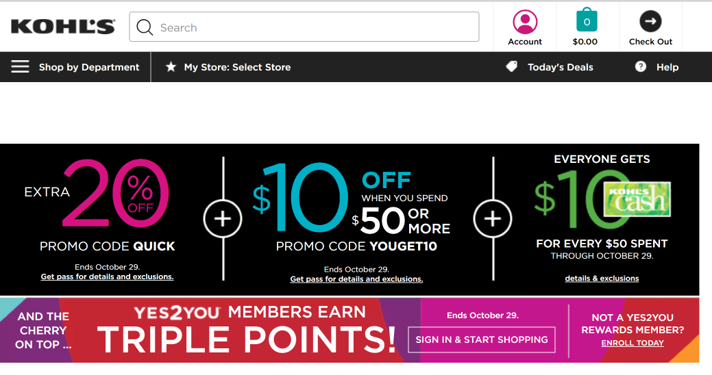 kohls discount coupons 