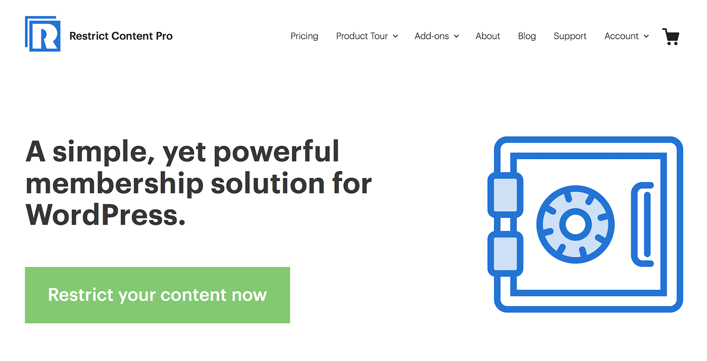 Restrict Content pro membership plugin