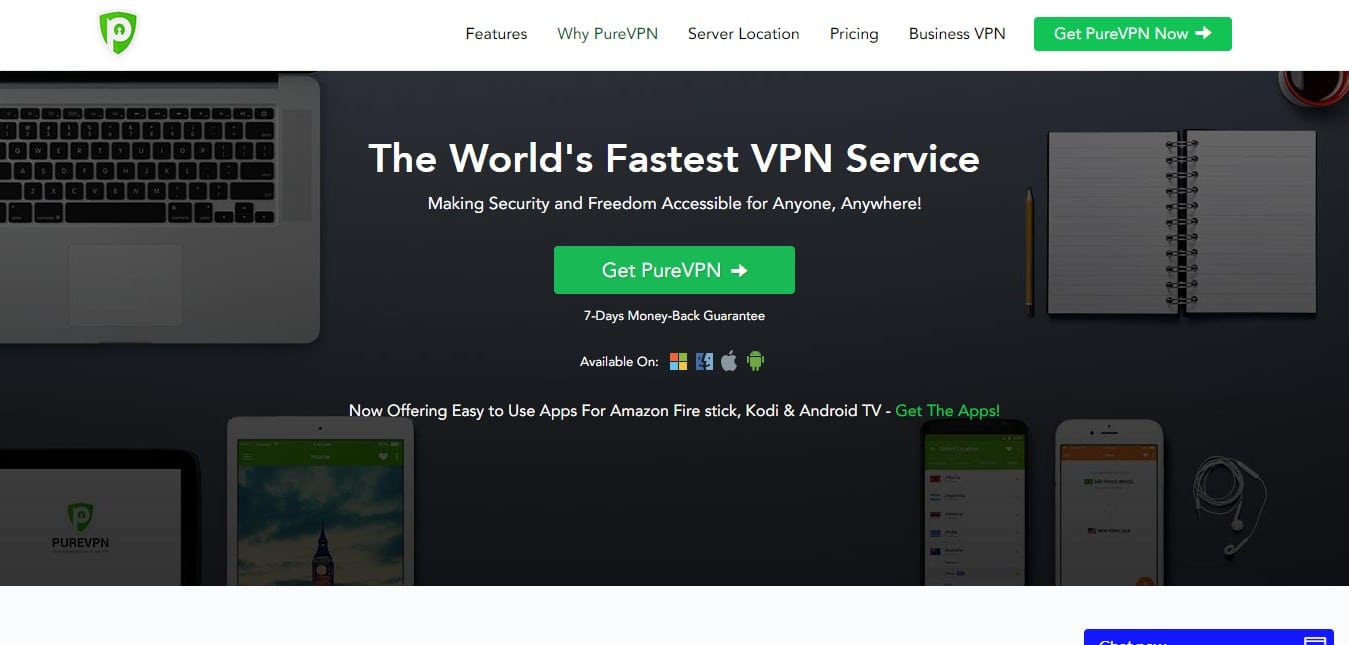 Pure VPN Service in mauritania