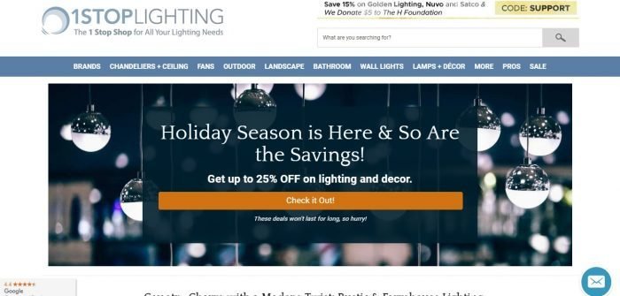 Latest 1stoplighting Coupon Codes February2020 Get 25 Off