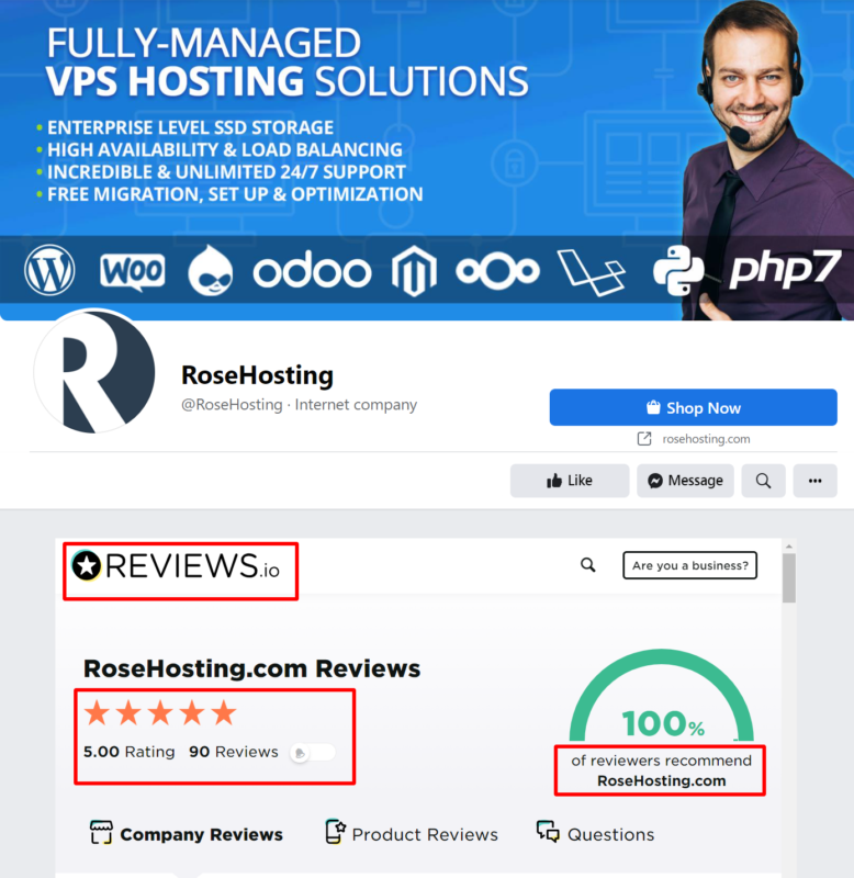 RoseHosting-Facebook