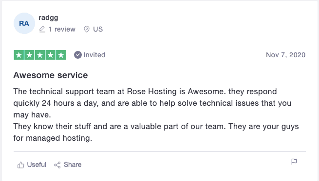 RoseHosting Revi 