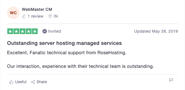 RoseHosting Revi 