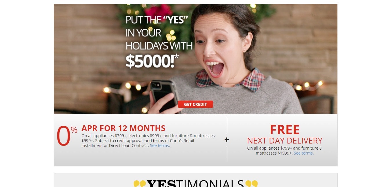 Conn’s offers and deals - free next delivery