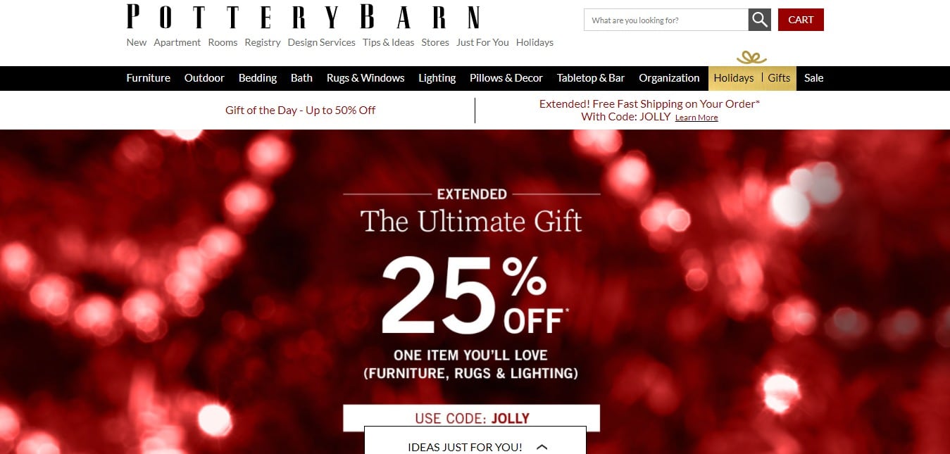 Pottery Barn Home Furnishing Coupons Offers April2020 50 Off